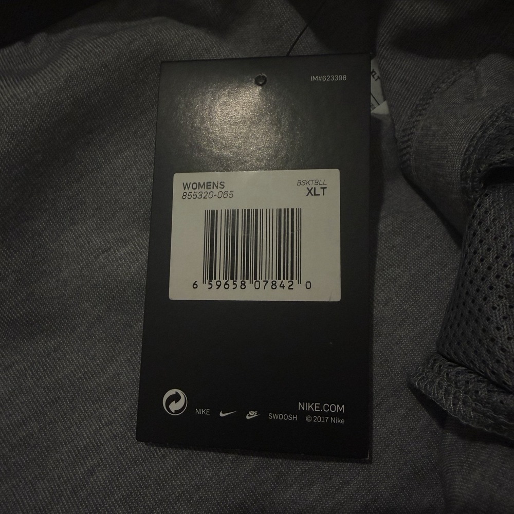 Nike Dri-Fit Showtime Basketball Pants Joggers NWT Black Grey Women's Size XLT - Picture 6 of 9